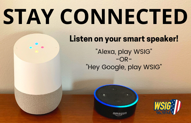 Listen to WSIG with Alexa, Google, and Apple
