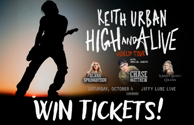 Register to Win Tickets to See Keith Urban!