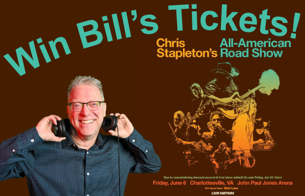 Win Bill’s Tickets to Chris Stapleton for Friday June 6th!