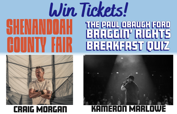 Win Concert Tickets for the Shenandoah County Fair! Win Concert Tickets for the Shenandoah County Fair!