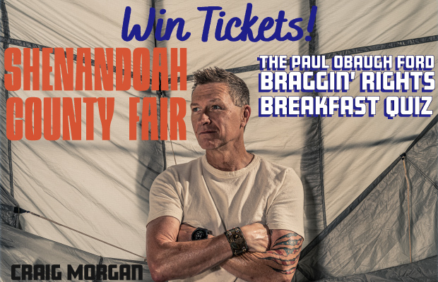 Win Tickets to See Craig Morgan on Braggin’ Rights!